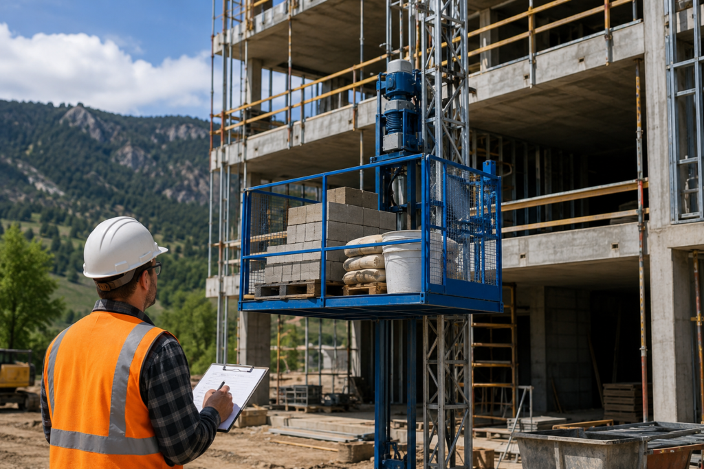 How Do You Select the Right Capacity When Looking at Material Lift Rentals in Morrison?